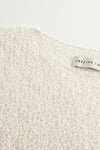 SWAYING/KNIT floating line detail bottoming shirt SW24SS1T53 white